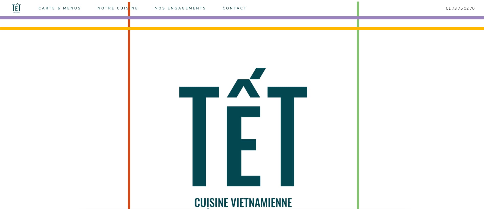 Aperçu du site Restaurant-TET.com